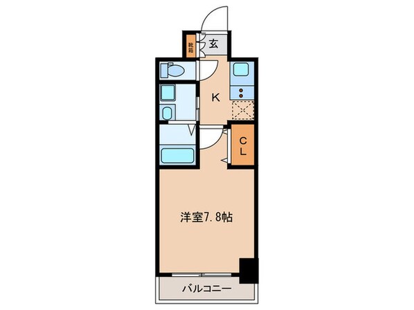 ｴｽﾃﾑｺｰﾄ名古屋今池ｱｰﾊﾞﾝｹﾞｰﾄの物件間取画像